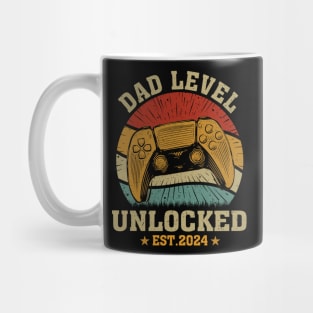 Dad Level Unlocked Est2024 New Daddy Gamer Dad Mug